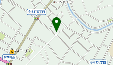 ホワイト急便 今本町店の地図画像