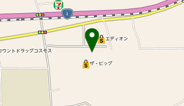 ホワイト急便 ザ・ビッグ周東店の地図画像