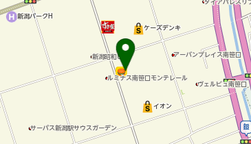 ホワイト急便 南笹口店店の地図画像