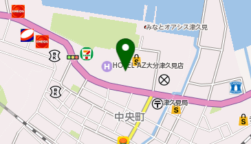 ホワイト急便 マルショク津久見店の地図画像