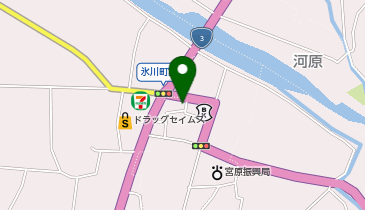 ホワイト急便 八代郡宮原店の地図画像