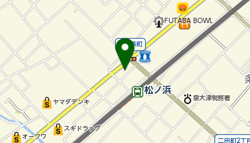 ホワイト急便 松ノ浜店の地図画像