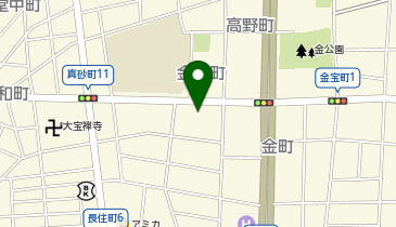 ホワイト急便 金宝町店の地図画像