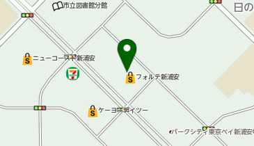 ホワイト急便 フォルテ新浦安店の地図画像