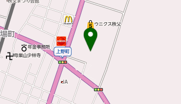 ホワイト急便 ウニクス店の地図画像