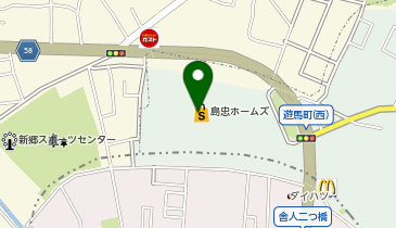 ホワイト急便 島忠ホームズ草加舎人店の地図画像