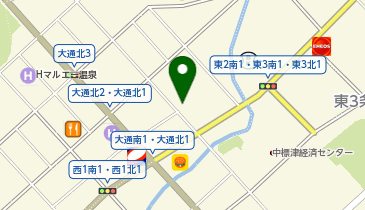 ホワイト急便 東1条北1丁目店の地図画像