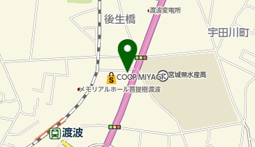 ホワイト急便 生協渡波店の地図画像