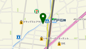 ホワイト急便 門戸駅前店の地図画像