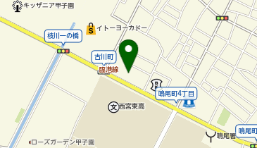 ホワイト急便 鳴尾4丁目店の地図画像