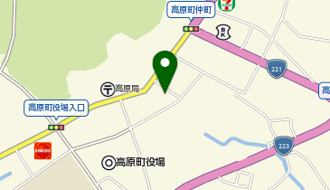 ホワイト急便 高原本町店の地図画像