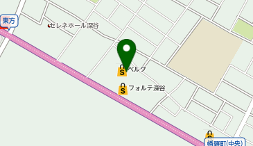 ホワイト急便 フォルテ深谷店の地図画像