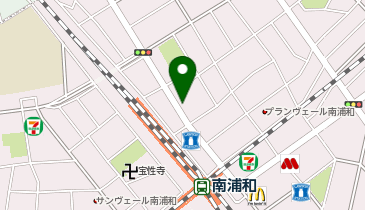 ホワイト急便 南浦和2丁目店の地図画像