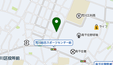 ホワイト急便 荒川工場前店の地図画像