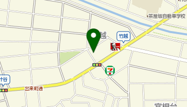 ホワイト急便 竹越二丁目店の地図画像