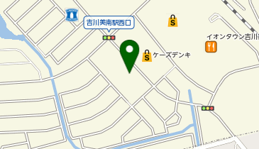 ホワイト急便 吉川美南店の地図画像