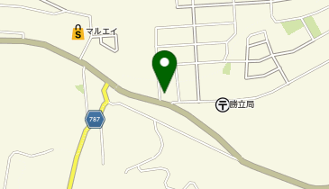 ホワイト急便 勝立店の地図画像