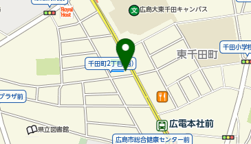 ホワイト急便 ポケット千田町店の地図画像