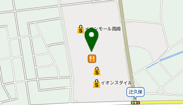 ホワイト急便 イオン高崎店の地図画像