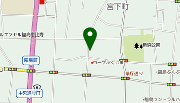 ホワイト急便 福島新町店の地図画像