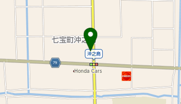 ホワイト急便 沖之島店の地図画像