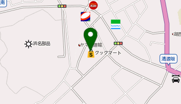 ホワイト急便 クックマート浜名湖西店の地図画像