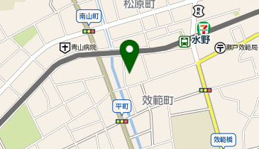 ホワイト急便效範町店の地図画像