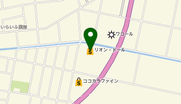 ホワイト急便 リオンドール西川店の地図画像