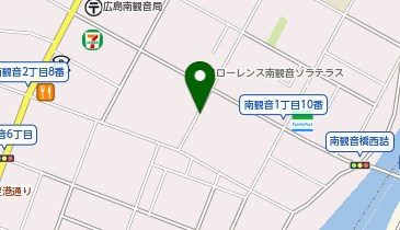 ホワイト急便 南観音店の地図画像
