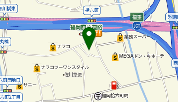 ホワイト急便 オレンジ市場拾六町店の地図画像