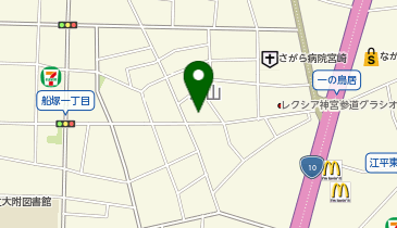 ホワイト急便 丸山店の地図画像