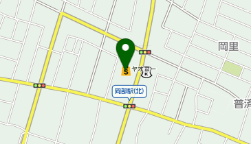 ホワイト急便 ヤオコー岡部店の地図画像