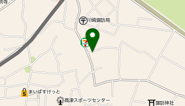 ホワイト急便 二子新地店の地図画像