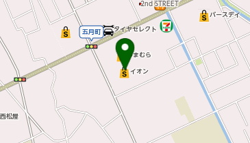 ホワイト急便 イオン亀田店の地図画像