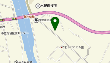 ホワイト急便 水俣陣内店の地図画像