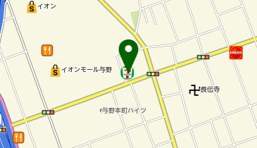 ホワイト急便 本町西店の地図画像