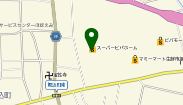 ホワイト急便 ビバモール足利店の地図画像