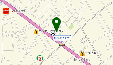 ホワイト急便 いしい店の地図画像