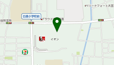 ホワイト急便 イオン大宮店の地図画像