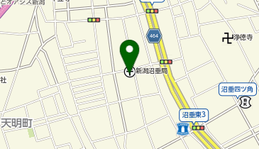 ホワイト急便 沼垂西店の地図画像