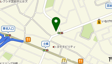 ホワイト急便 土橋店の地図画像