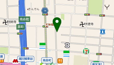 ホワイト急便 天三店の地図画像