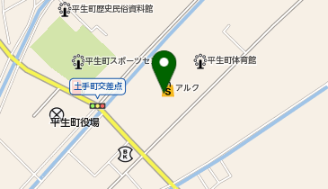 ホワイト急便 アルク平生店の地図画像