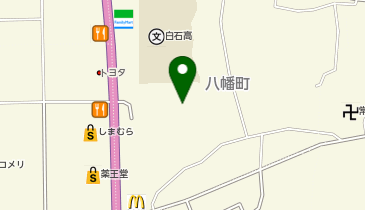 ホワイト急便 生協白石店の地図画像