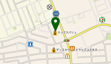 ホワイト急便 マックスバリュ光の森店の地図画像