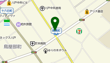 ホワイト急便 長横町店の地図画像