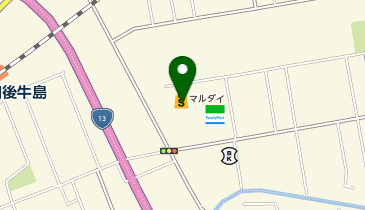 ホワイト急便 マルダイ牛島店の地図画像