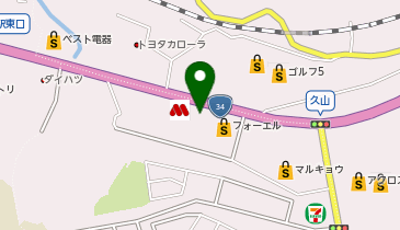 ホワイト急便 パールドライ諫早工場前店の地図画像
