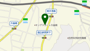 ホワイト急便 明大寺店の地図画像