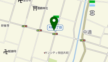 ホワイト急便 大町五丁目店の地図画像